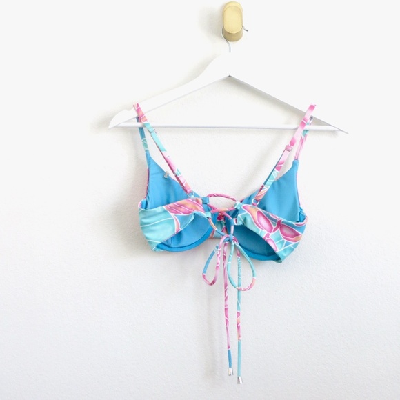NEW Kenny Flowers Watercolors THE MAUI Underwire Bikini Top S, M, L, XL, - Picture 15 of 16